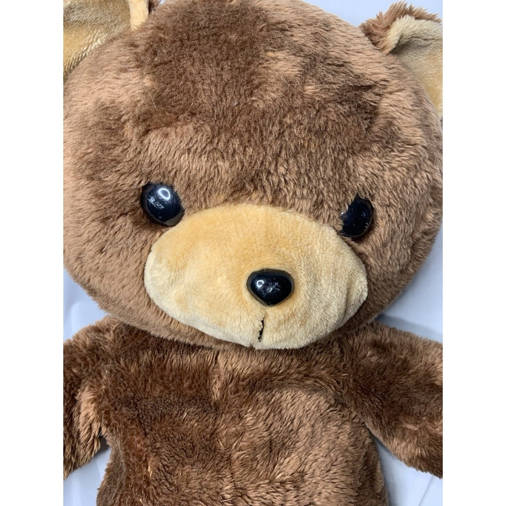 Vintage 36 Inch Giant Brown Teddy Bear Stuffed Animal Plush Rare Unique - Picture 3 of 7